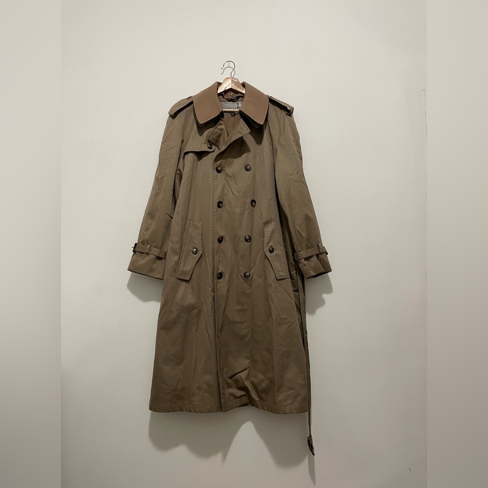 Vintage 80s Galleon Trench Coat Size 40
